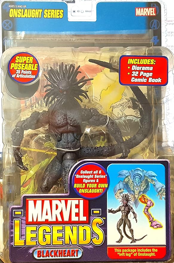 toy biz marvel legends BLACKHEART MARVEL LEGENDS ONSLAUGHT SERIES