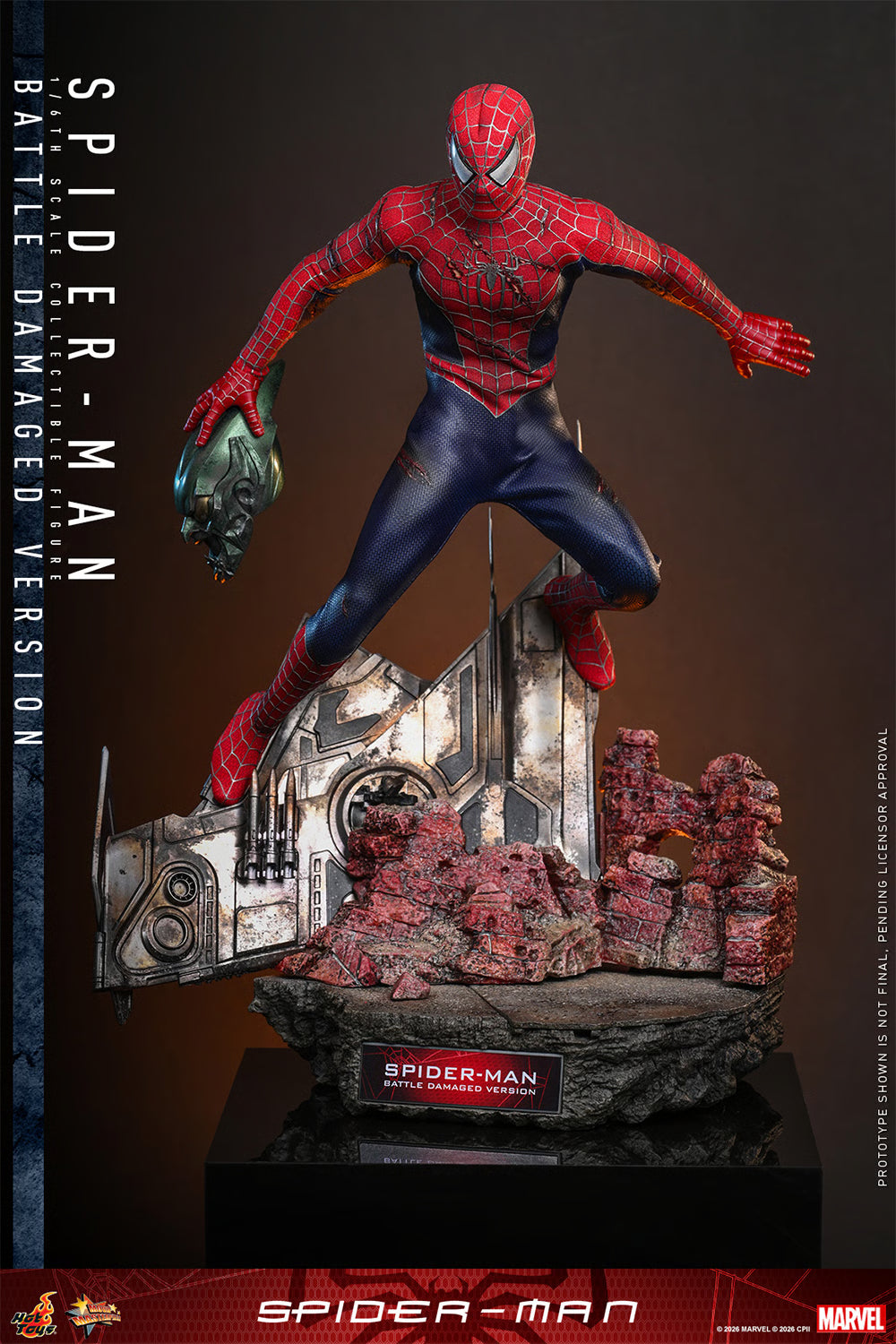 PREVENTA Spider-Man (versión dañada por la batalla)