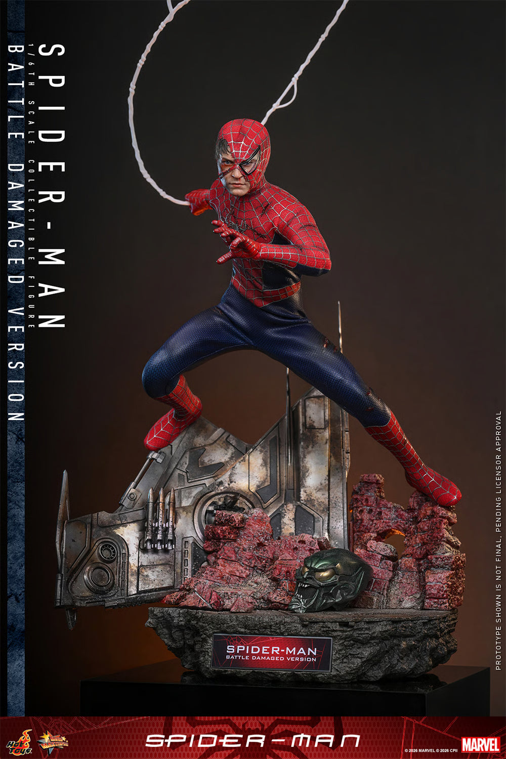 PREVENTA Spider-Man (versión dañada por la batalla)