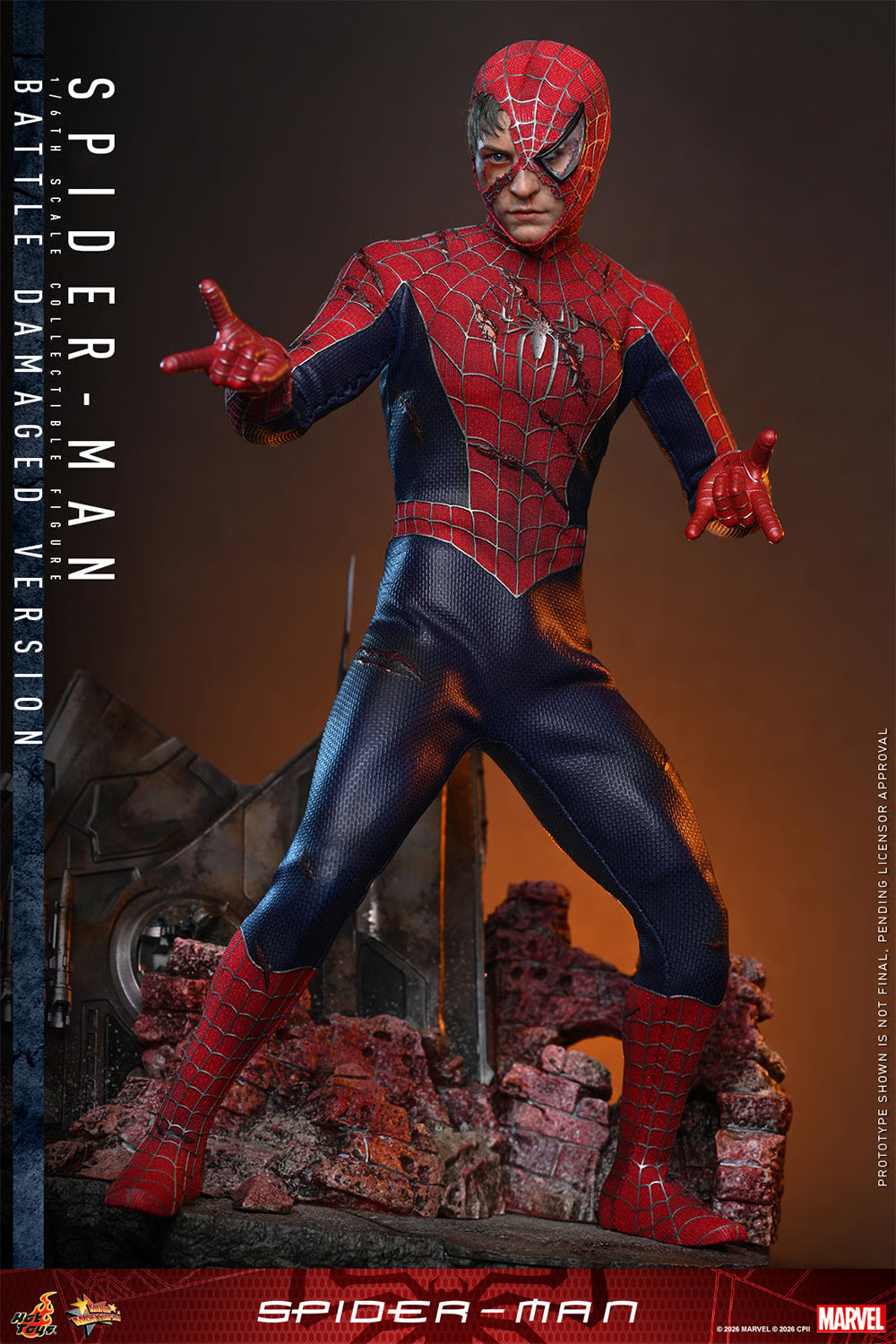 PREVENTA Spider-Man (versión dañada por la batalla)