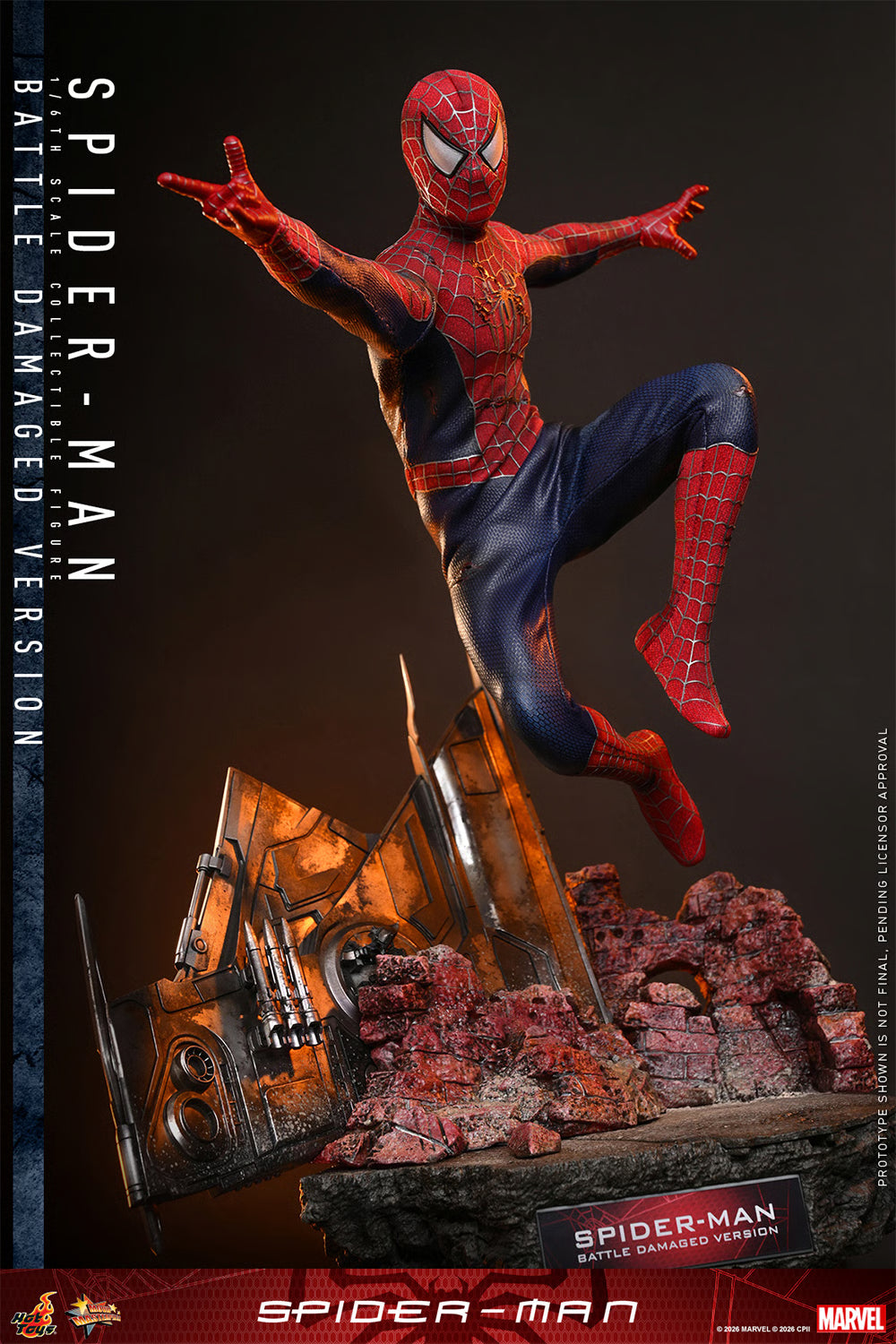 PREVENTA Spider-Man (versión dañada por la batalla)